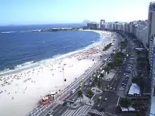 Copacabana en Río de Janeiro, formas en blanco y negro con dibujos diseño de Burle Marx