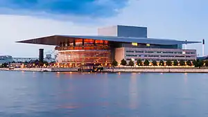 La Ópera de Copenhague en Dinamarca.