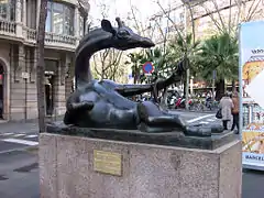 Coqueta (1972), de Josep Granyer, Rambla de Cataluña.