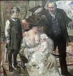 El artista y su familia (1909), Niedersächsisches Landesmuseum, Hanover