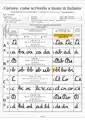 El alfabeto manuscrito, para la enseñanza en la escuela primaria