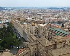 Cortile del Belvedere, Roma.