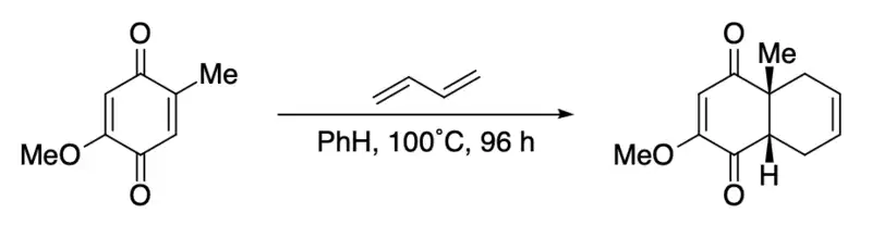 Diels-Alder in the total synthesis of cortisone by R. B. Woodward