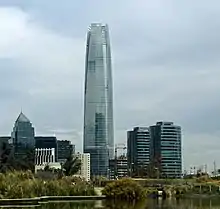 Gran Torre Santiago en septiembre de 2013