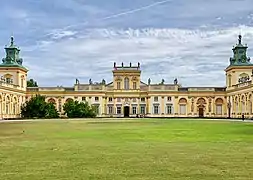 Palacio de Wilanów (1677-1696), Varsovia, conocido como el «Versalles polaco», una residencia palaciega del rey Juan III Sobieski