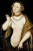 Lucrecia (1538), de Lucas Cranach el Viejo