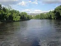 Una de las tantas crecientes del río Mina Clavero