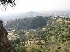 Vista del parque desde la montaña