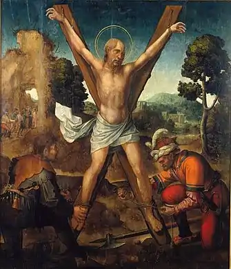"Martírio de Santo André" - Museo Nacional de Arte Antiguo