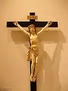 Talla en marfil hispano-filipina del siglo XVII.