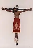 Imagen del Santísimo Cristo de Burgos en Murcia.