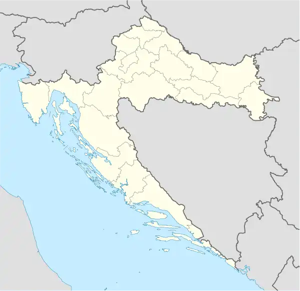 Šibenik ubicada en Croacia