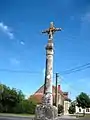 Crucero (croix de carrefour) del siglo XVI en Indre (parte central de Francia).