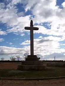 Cruz de San Justo, en el Camino de Santiago.