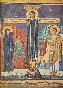 Stabat Mater de Santa Maria Antiqua, ca. 740.