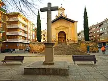 Cruz de la Ermita de Cristo del Mercado, donde fue colgado junto con otros traidores tras su ejecución