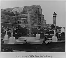 Crystal Palace, una estructura (diseño del constructor de invernaderos Joseph Paxton)
