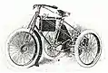 Triciclo motorizado de 1900.