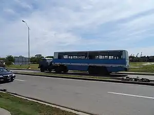 Girón semitrailler en Cienfuegos MAZ-504