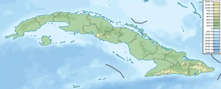 Bahía Honda ubicada en Cuba