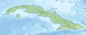 Cayo Guajaba ubicada en Cuba