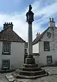 Mercat cross en Culross, Escocia.