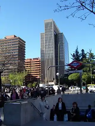 Cuzco IV, ubicación en Plaza de Cuzco, Paseo de la Castellana 141