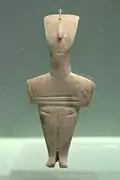 Estatuilla cicládica, Creta, 2800-2200 a. C.