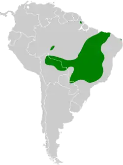 Distribución geográfica de la bandoleta.