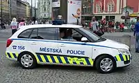 Vehículo de la Městská policie de Praga