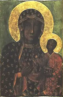 La Virgen de Częstochowa, venerada en el monasterio de Jasna Gora.