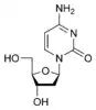 Estructura química de la desoxicitidina