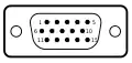 Pinout del conector DE-15M.