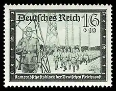 Protección postal ReichspostMiNr. 710