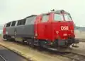 Locomotora diésel de la clase MZ en Odense.