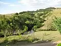 Desembocadura del arroyo Yacanto en el Río del Durazno.