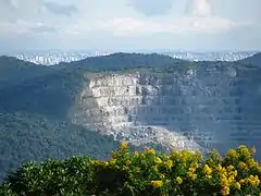 São Paulo vista Pico do Olho D'água, punto más alto de la ciudad