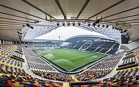 El Stadio Friuli de Udine, sede de la final.