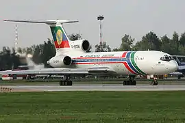 Un Tupolev Tu-154M de Dagestan Airlines.