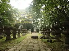 Tumba del clan Date, en el templo de Dainen.