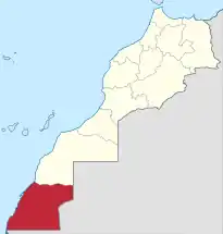Dajla-Río de Oro  (Totalmente dentro del Sahara Occidental)