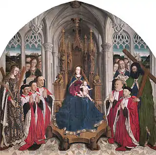 Virgen dels Consellers (1443), de Lluís Dalmau, MNAC.