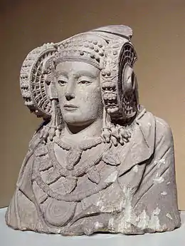 Dama de Elche, escultura ibérica.