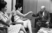 Casals durante una visita a Israel 1969