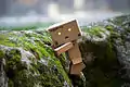 Danbo escalando.