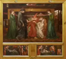 Dante Gabriel Rossetti - El sueño de Dante ante la muerte de su amada