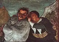 Crispín y Escarpín, de Daumier, ca. 1864.