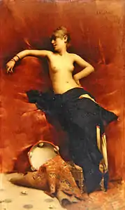 Edmond-Charles Daux. Bailarina oriental o Salomé. 1885.