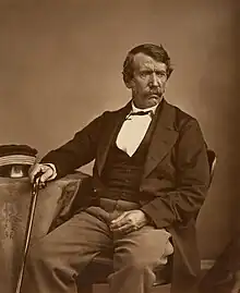 David Livingstone, de la Sociedad Misionera de Londres, médico y explorador en África.