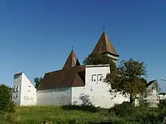 Iglesia fortificada de Dealu Frumos, Transilvania.